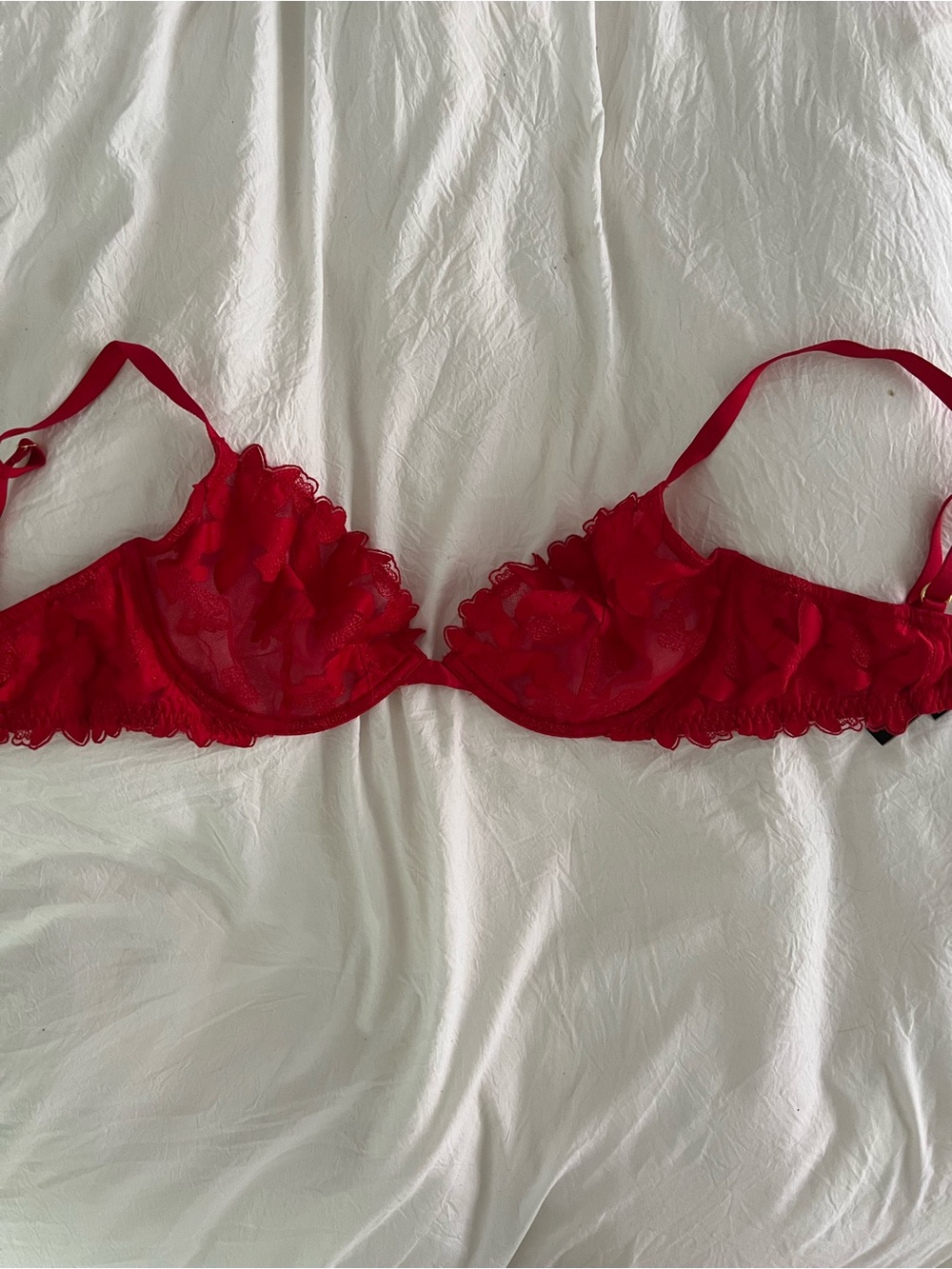 Victoria's Secret Red Lace Underwire Bra